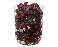 Schleife weinrot Polystyren 8,70x3,40x9,8cm