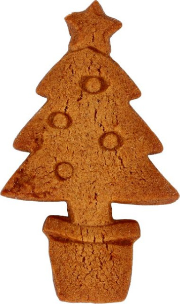 Ausstechform Weihnachtsbaum 8,5cm, Edelstahl mit Innenprägung PG grün