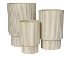 Topf beige 24x36cm indoor/outdoor