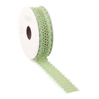 Band LACEY 25mmx10m Fb.61A soap green