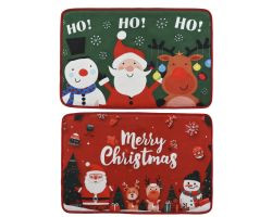 LED Merry Christmas Fußmatte Indoor 2x60x40cm 2fach sort.