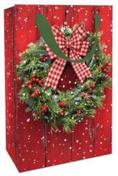 Tasche 24x36x13cm Red X-mas Door
