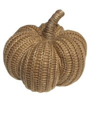 Kürbis Polyester braun D9cm