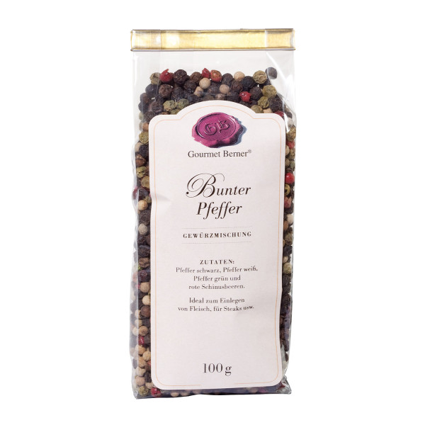 Bunter Pfeffer ganz 100g
