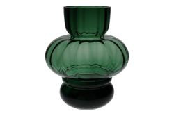 Vase GlasTwill L grün 30,5cm 23,5x30,5x23,5cm