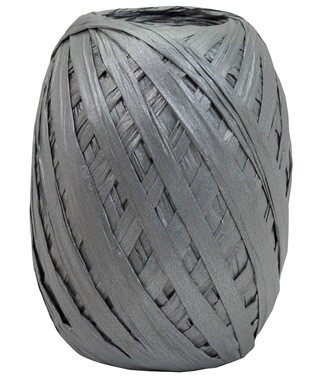 Band X-mas Raffia 7mmx30m silber