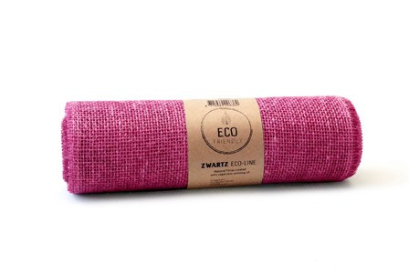 Jute Tischläufer 30cmx5m fuchsia