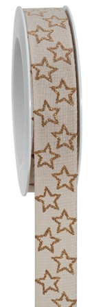 Band Bright Stars 25mmx18m natur