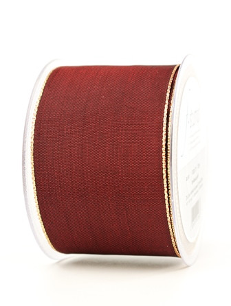 Band Band Draht m.Lurexk. 70mmx25m bordeaux-gold