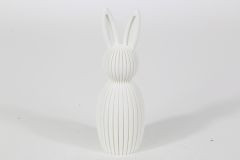 Hase stehend weiß 5x5x15cm
