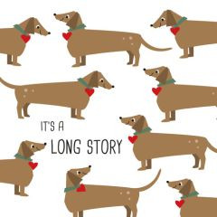 Serviette Long Story 33x33cm