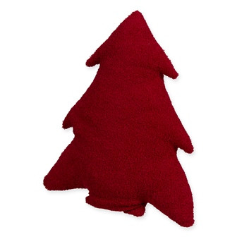Kissen Baum weinrot 44x37cm