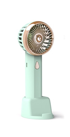 Stand-Handventilator grün 6,2x7x16,8cm