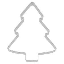 Ausstechform Tannenbaum 8cm, Edelstahl PG rot