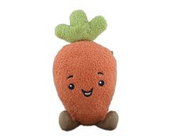 Kuscheltier Karotte Polyester orange 20x13x36cm