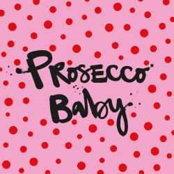 Serviette Prosecco Baby 33x33cm