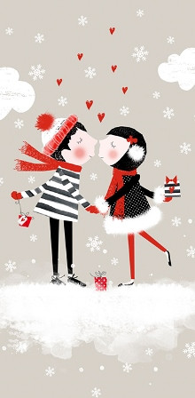 Taschent. Christmas Kiss 10St./Pckg.