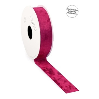 Band VELVET ICE 25mmx5m Fb.20 rot