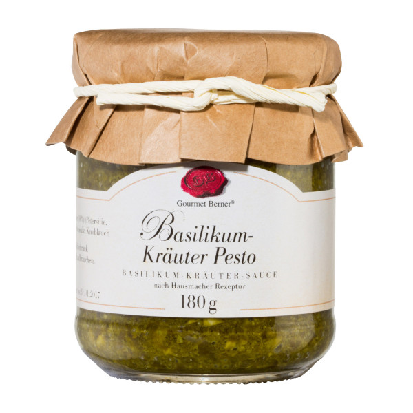 Pesto Basilikum Kräuter in Öl 180g