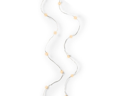 Micro LED Strang silber/klassisch warm Indoor 95cm 20L