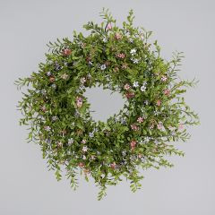 Blütenkranz auf Kunststoffbasis rose 30cm