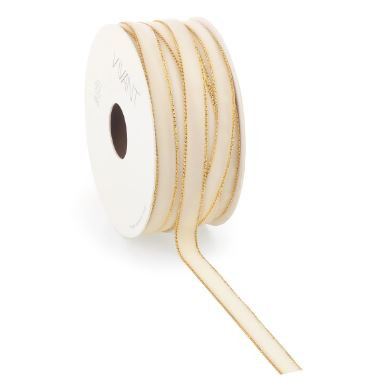 Band VELVETY GOLD 20mx9mm creme