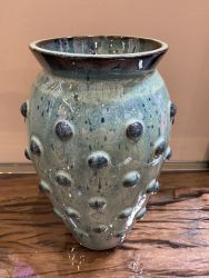 Vase "Nopps" grün 18,5x29,5cm