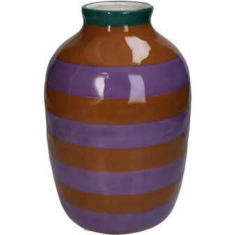 Vase gestreift Dolomite multi 18x18x26cm
