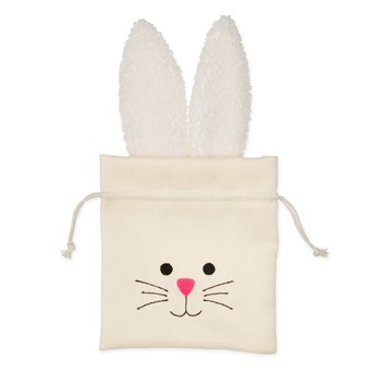 Geschenkbeutel Hase creme
