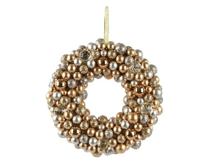 Kranz bruchfest hell gold 25x5cm