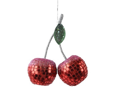 Kirsche weihnachtsrot 8x17x20cm