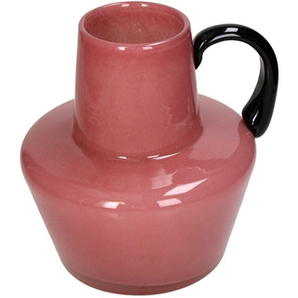 Vase Glas burgund 22x22x24cm