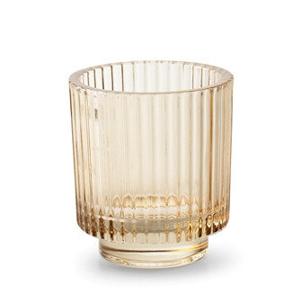 Windlicht Glas beige 10x9cm