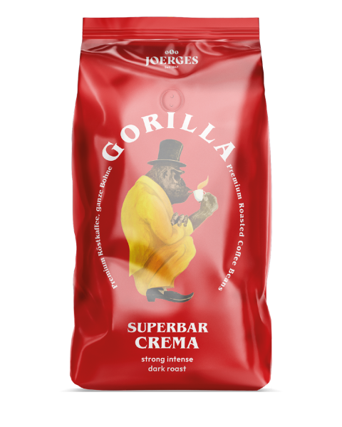 Espresso Gorilla Super Bar Crema 1000g rot 60% Arabica