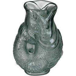 Vase Fisch Glas klar 20,5x13x30cm