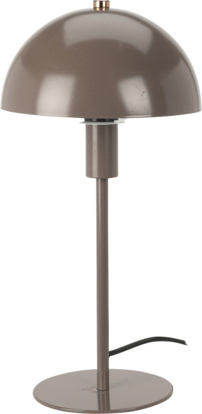 Tischlampe Metall taupe 18x36cm