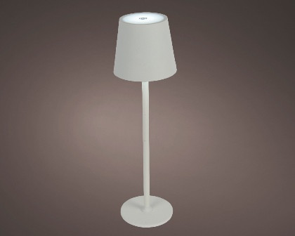 LED Tischlampe weiss warm weiss/kalt weiss 11x37cm