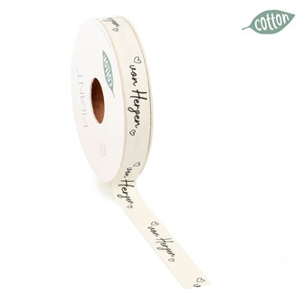 Band VON HERZEN 15mmx20m Fb.70 creme/elfenbein