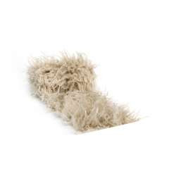 Tischband FURRY LONG 1.5mx15cm taupe