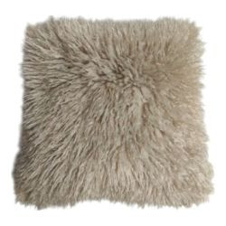 Kissen tibetlamm beige 45x45cm