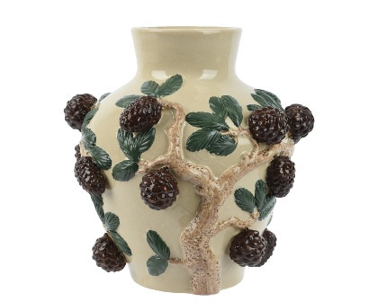 Vase Dolomite beige 24.5x23.5x25.9cm