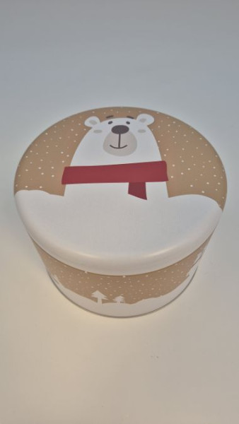 Gebäckdose Christmas Animals rund Größe S