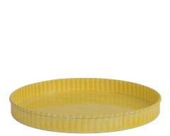 Teller Eisen gelb 60x2cm