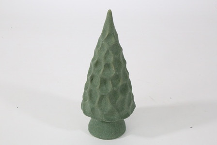 Tannenbaum Keramik grün 8,5x8,5x20cm