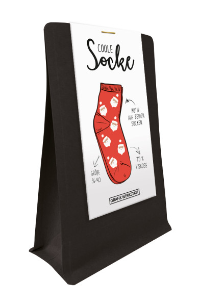 Coole Socke Weihnachten Weihnachtsmänner - Größe 36-40