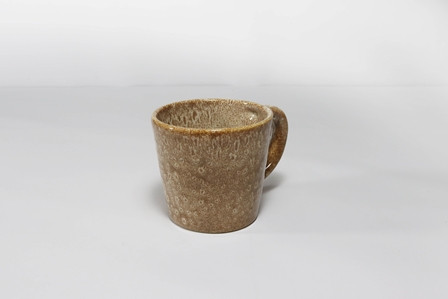 Becher 10,5x10cm braun