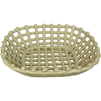 Schale Dolomite grau 32,5x29,5x9cm