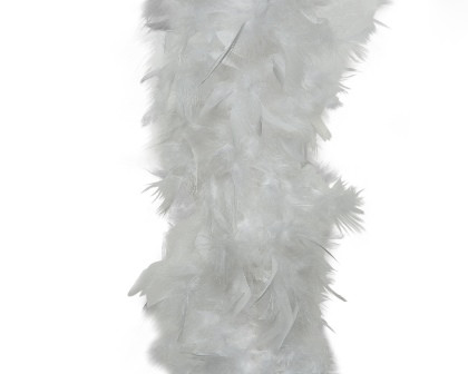 Federboa weiss 10x10x184cm
