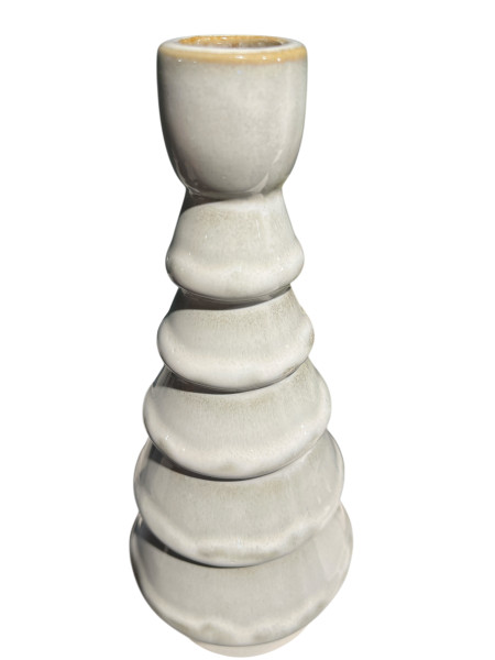 Kerzenhalter Baum cremeweiß 9x21cm